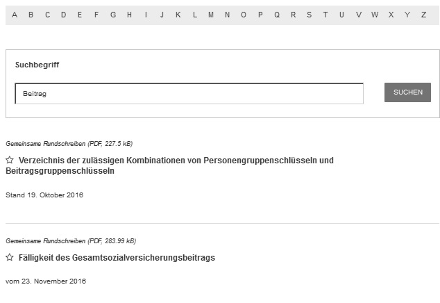 Suche in der SV-Bibliothek