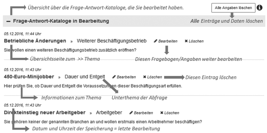 Frage-Antwort-Katalog Ueberblick